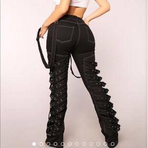 Fashion Nova Buckle Pants